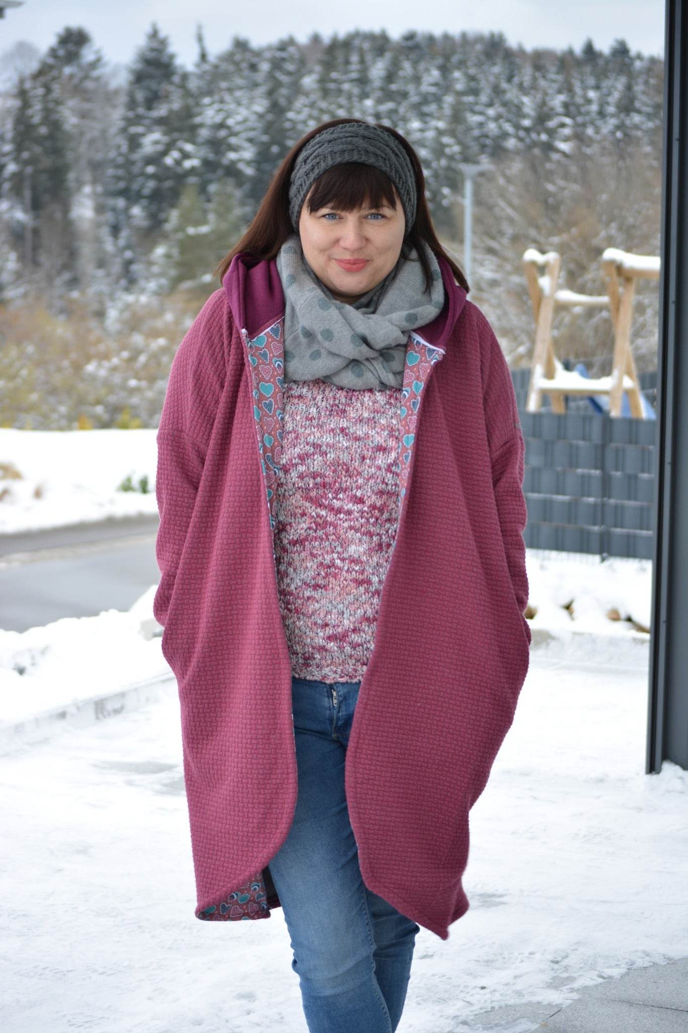 Schnittmuster Sweatmantel SUMARE (XXS-3XL) : - Sewando
