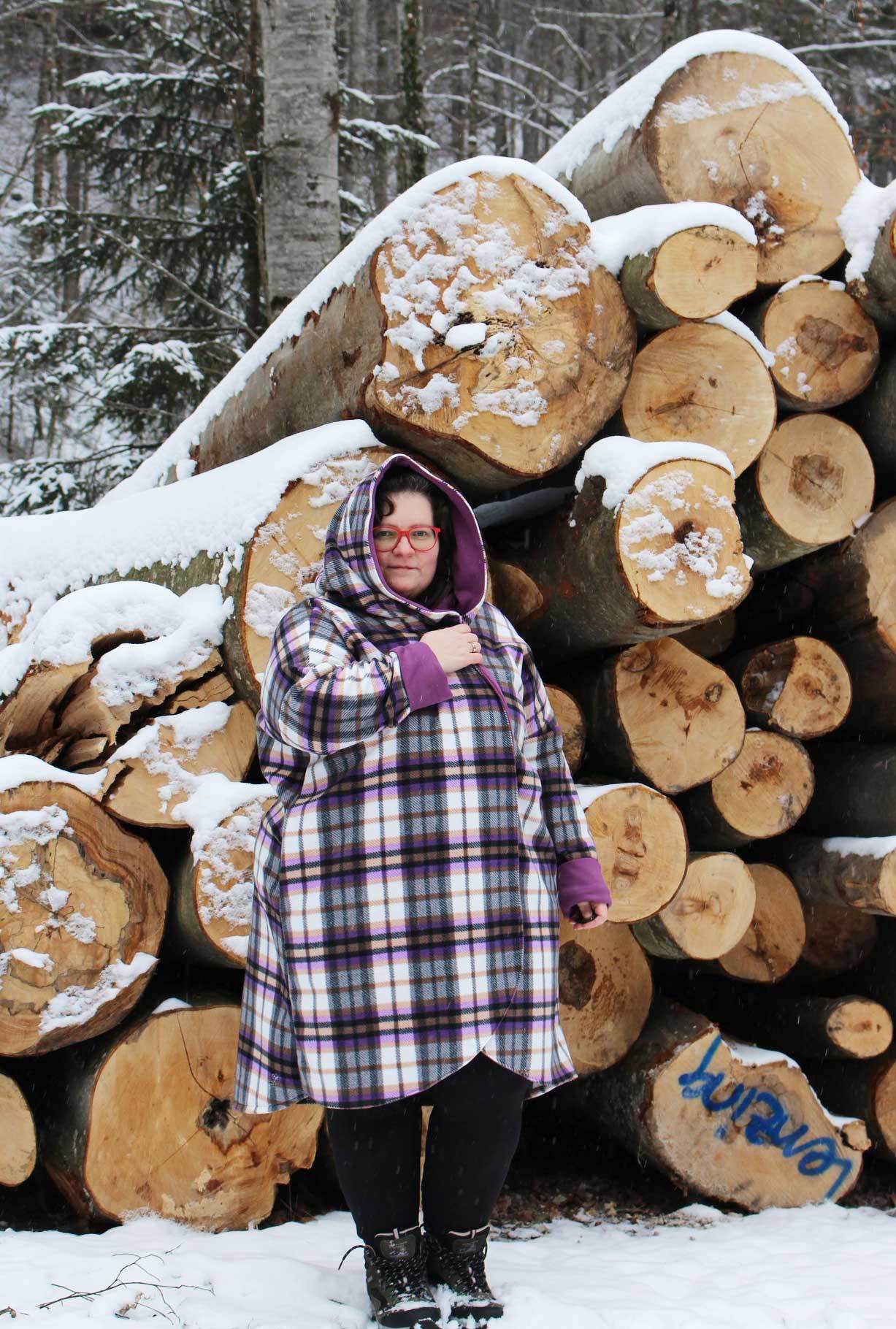Schnittmuster Sweatmantel SUMARE (XXS-3XL) : - Sewando