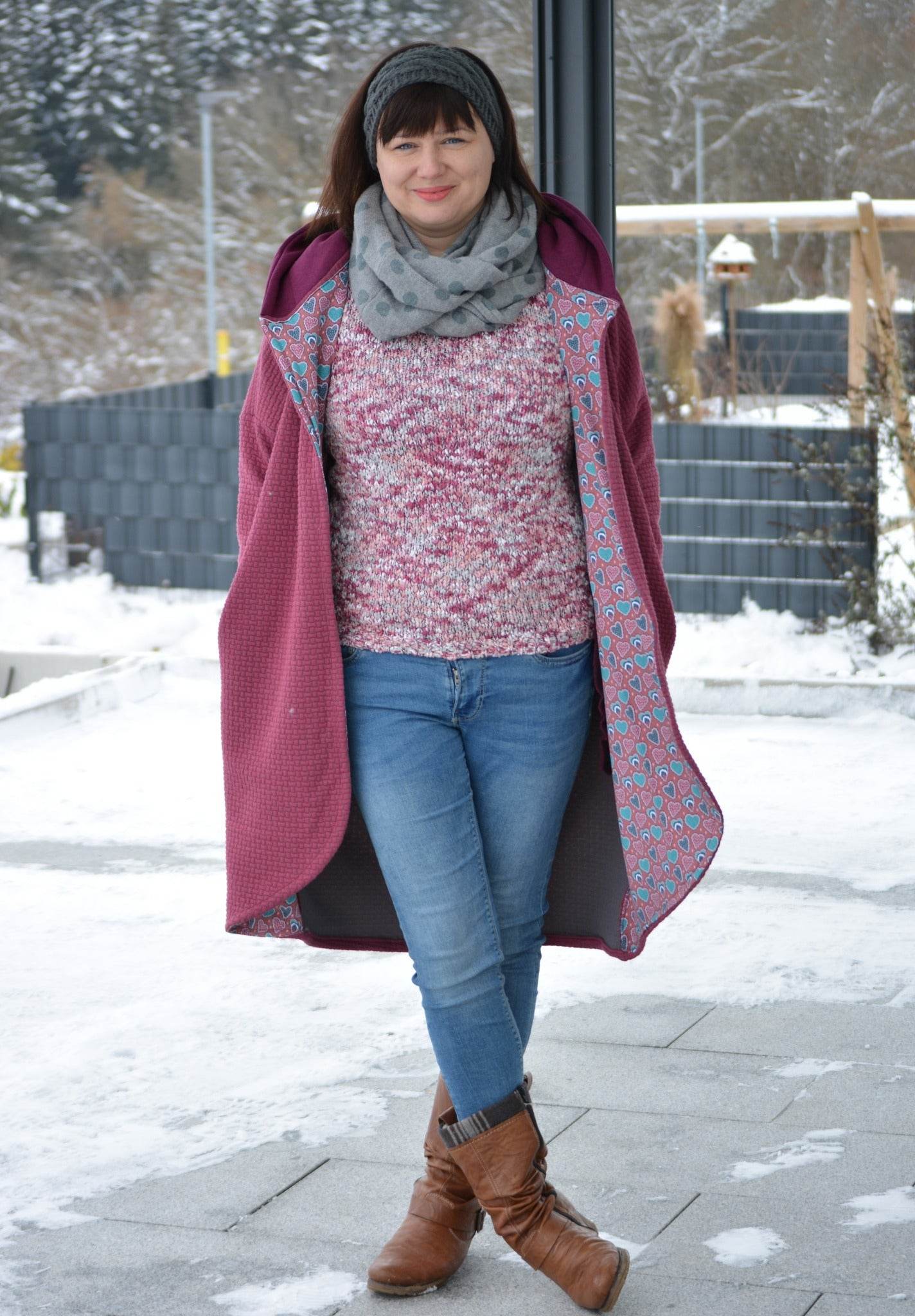 Schnittmuster Sweatmantel SUMARE (XXS-3XL) : - Sewando