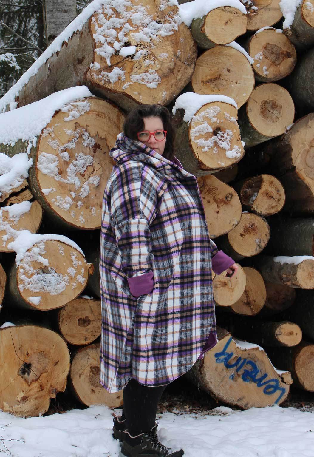 Schnittmuster Sweatmantel SUMARE (XXS-3XL) : - Sewando