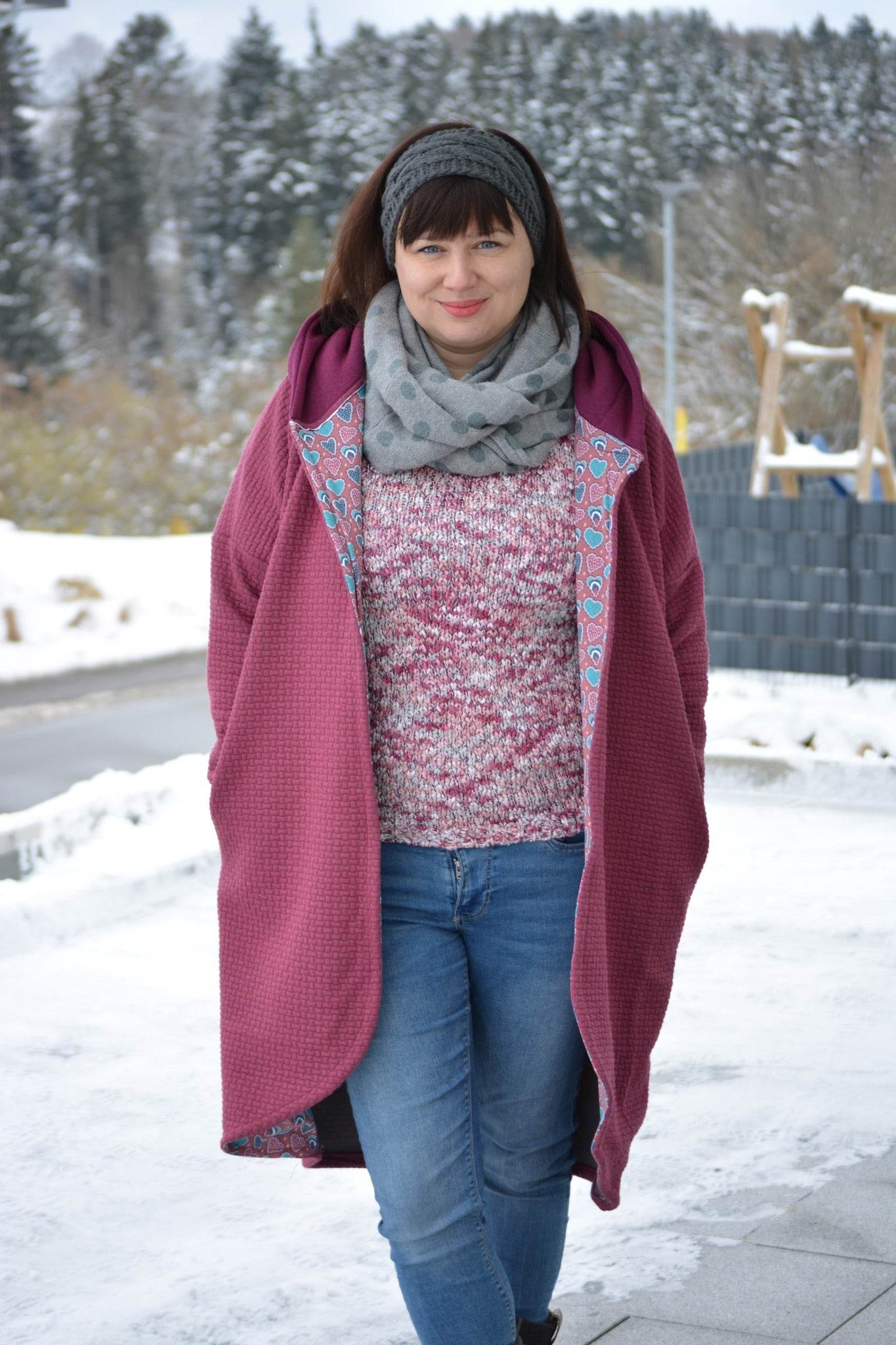 Schnittmuster Sweatmantel SUMARE (XXS-3XL) : - Sewando