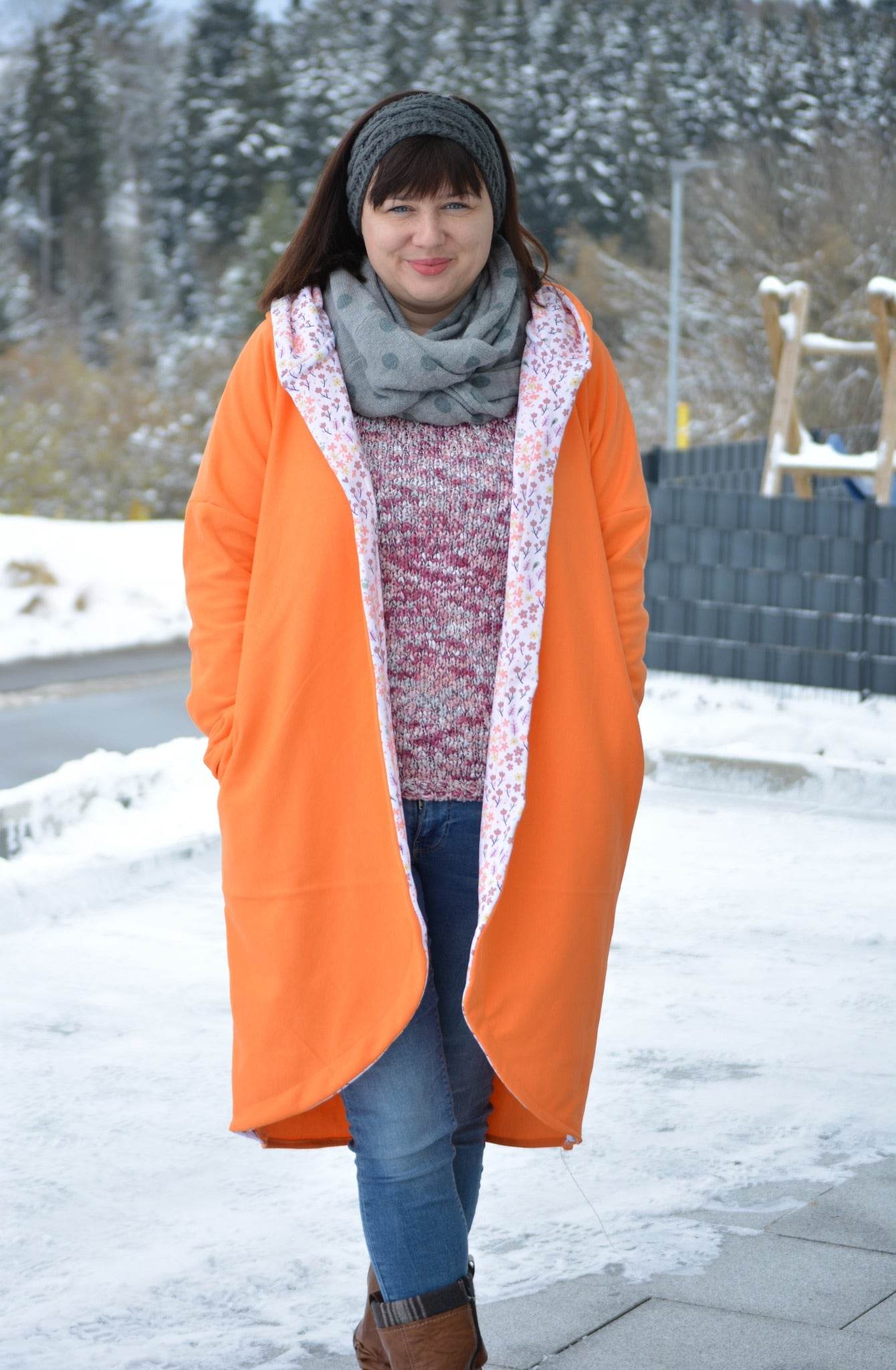 Schnittmuster Sweatmantel SUMARE (XXS-3XL) : - Sewando