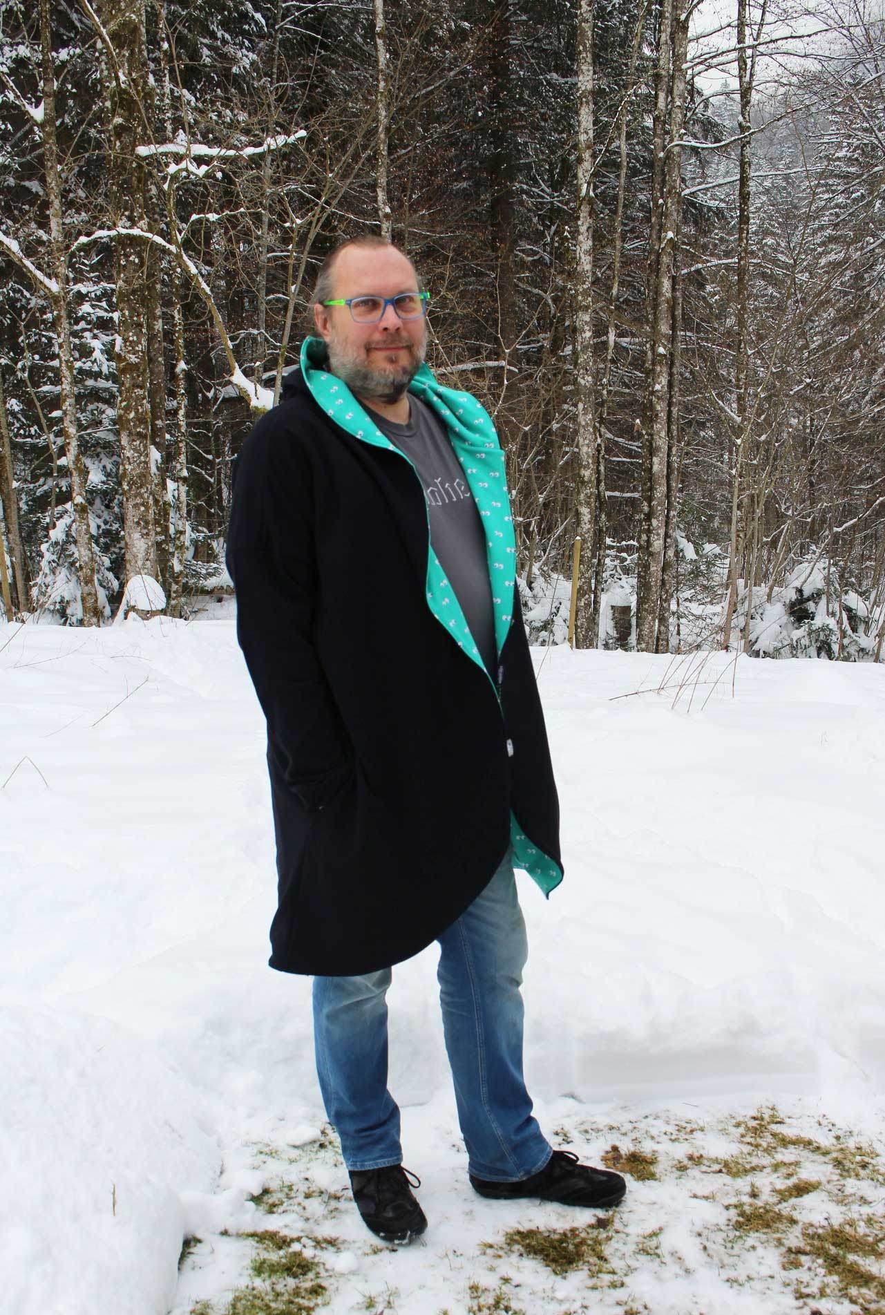 Schnittmuster Sweatmantel SUMARE (XXS-3XL) : - Sewando