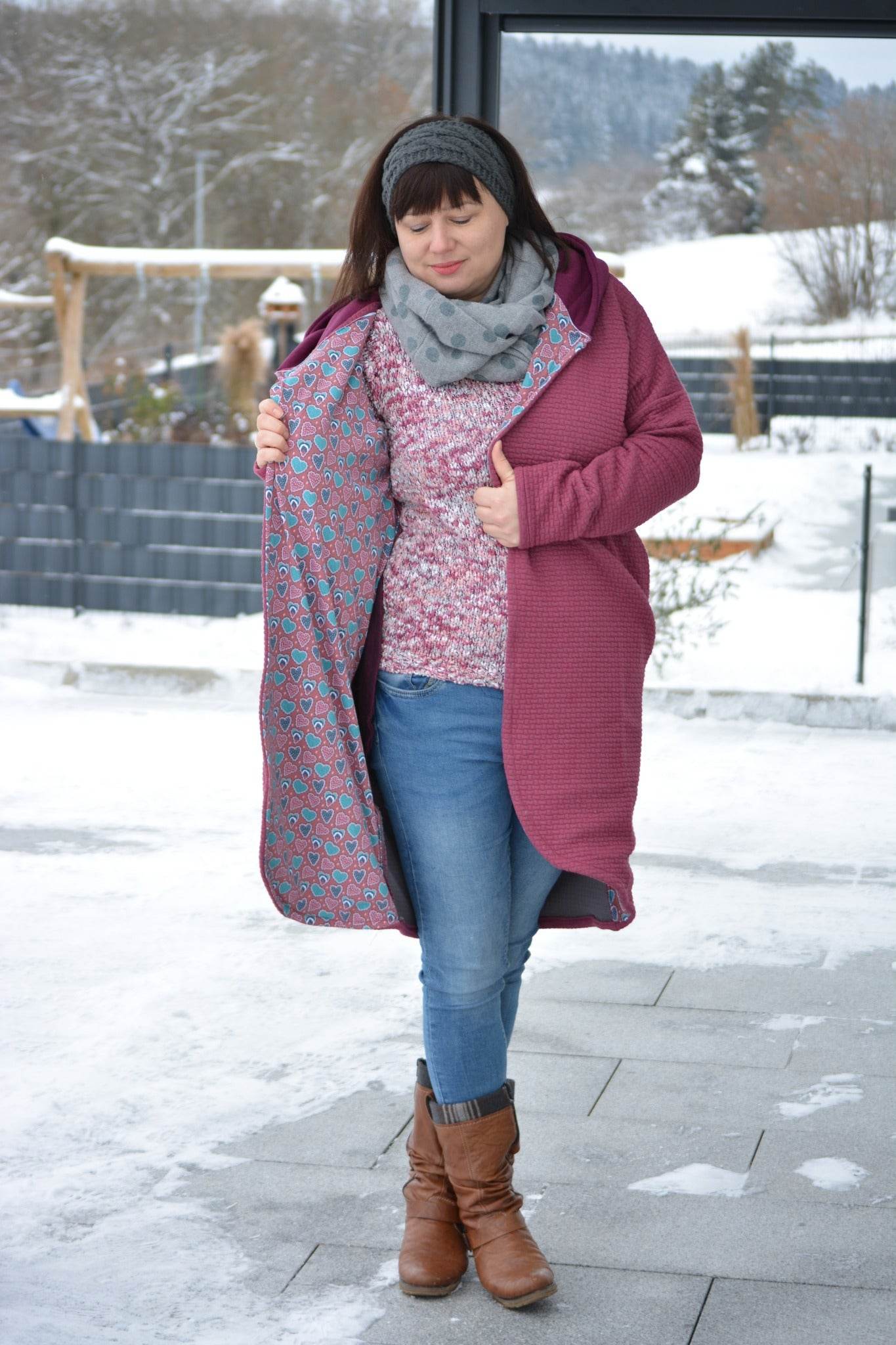 Schnittmuster Sweatmantel SUMARE (XXS-3XL) : - Sewando