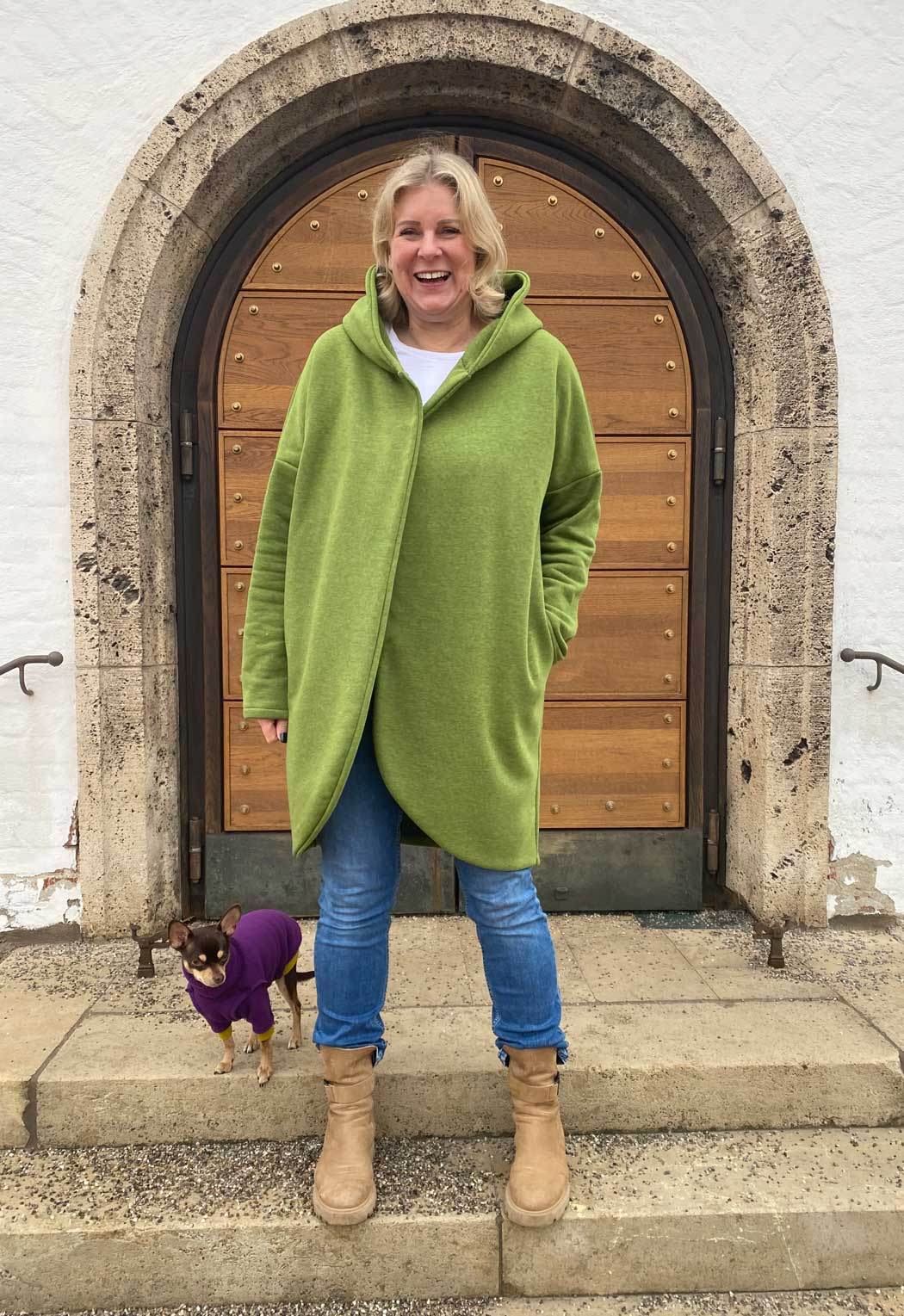 Schnittmuster Sweatmantel SUMARE (XXS-3XL) : - Sewando