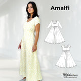 Schnittmuster Damen Overall Amalfi Gr. 34–54 für Nähanfänger