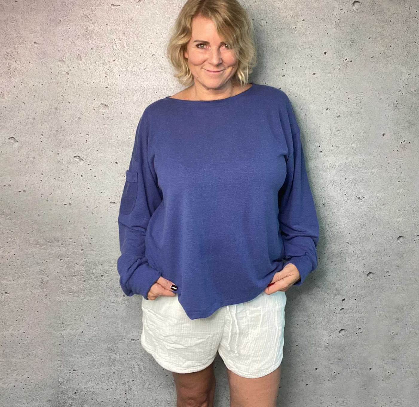 Schnittmuster oversize Sweater ACEDIA II (32-56) : - Sewando