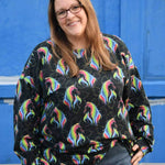 Schnittmuster oversize Sweater ACEDIA II (32-56) : - Sewando