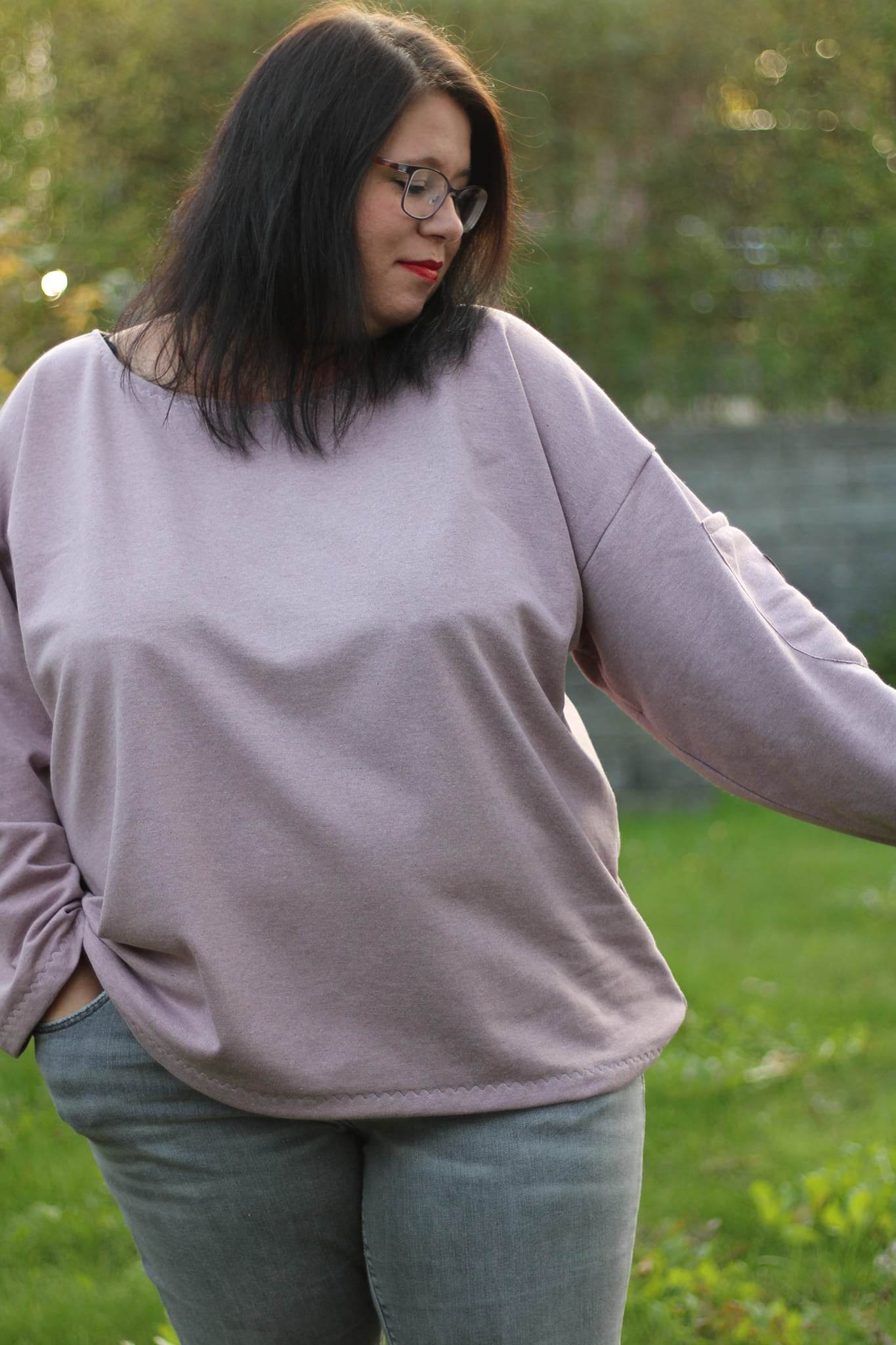 Schnittmuster oversize Sweater ACEDIA II (32-56) : - Sewando