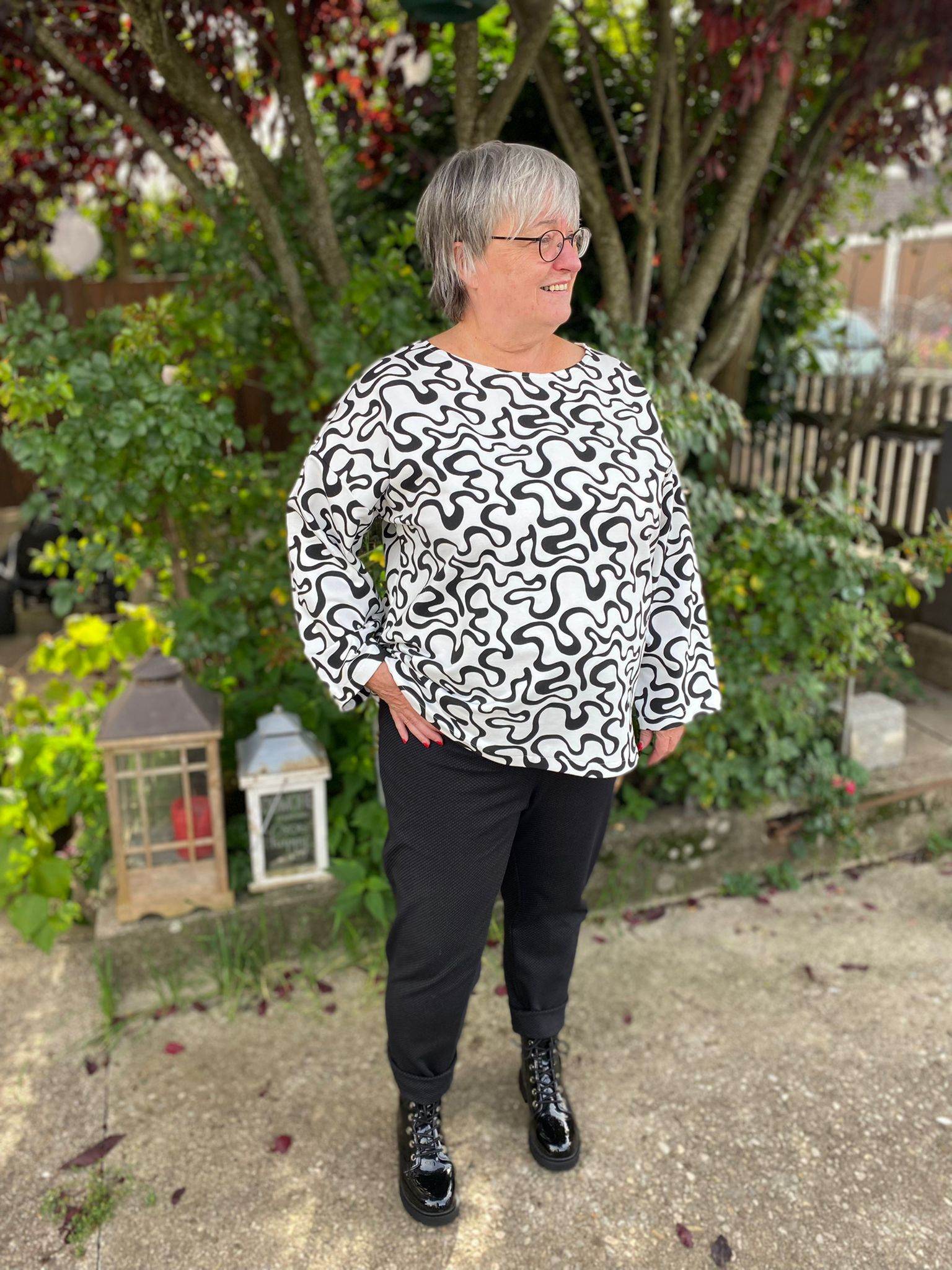 Schnittmuster oversize Sweater ACEDIA II (32-56) : - Sewando