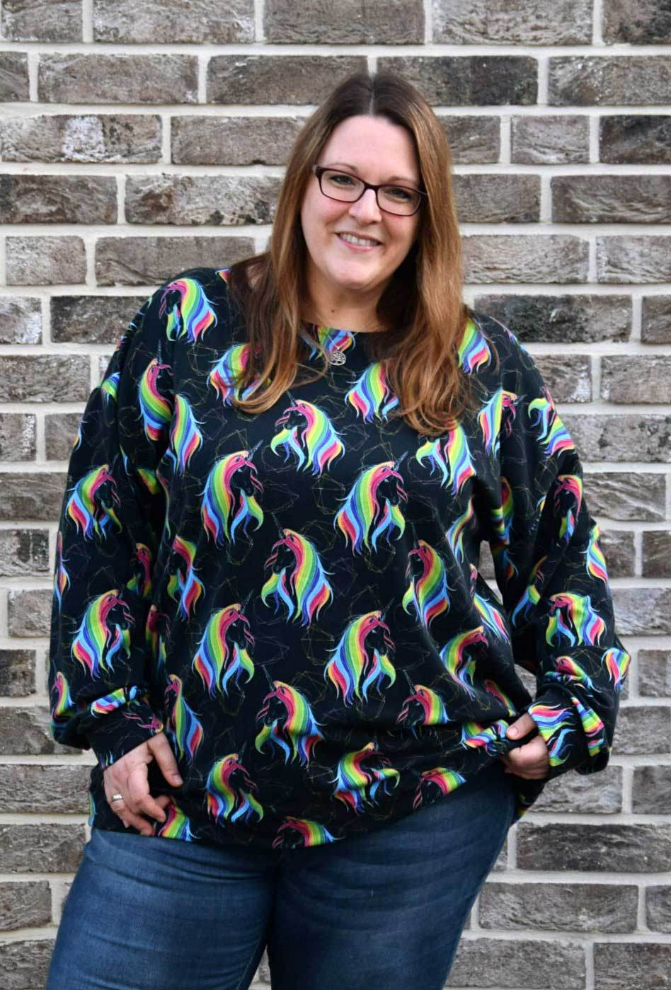 Schnittmuster oversize Sweater ACEDIA II (32-56) : - Sewando