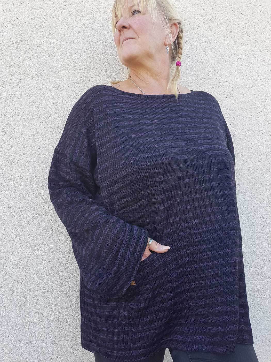 Schnittmuster oversize Sweater ACEDIA II (32-56) : - Sewando