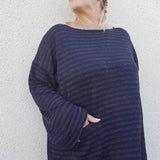 Schnittmuster oversize Sweater ACEDIA II (32-56) : - Sewando