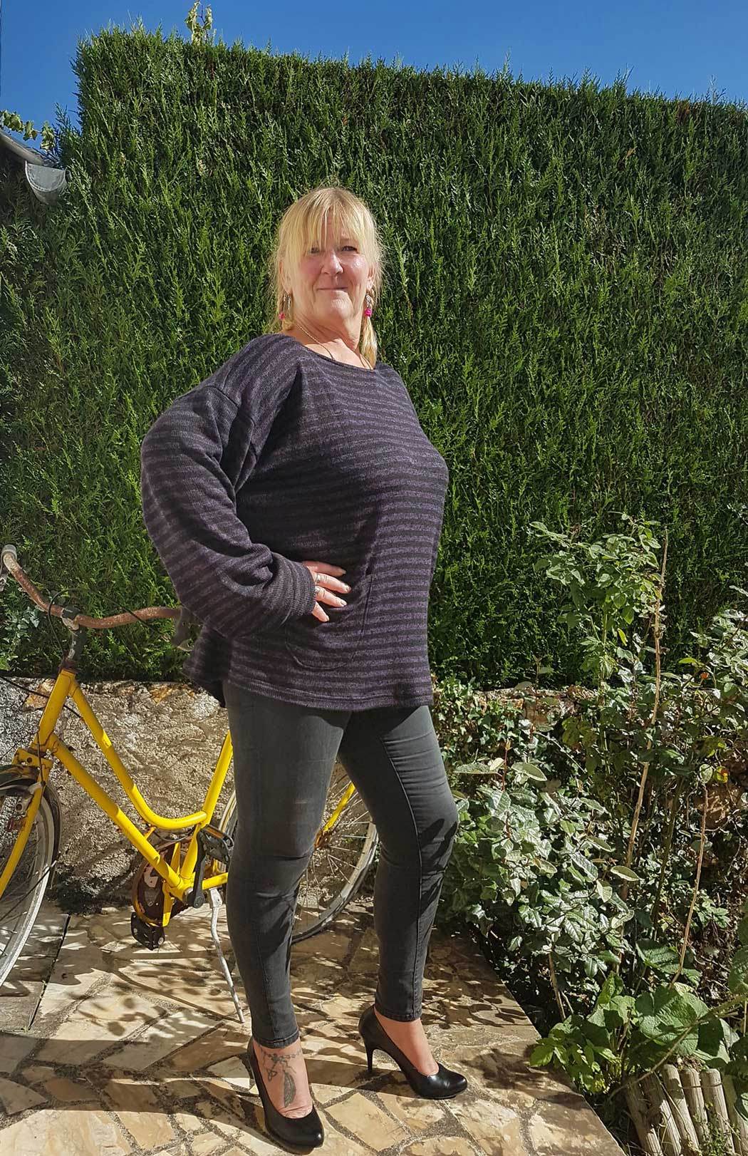 Schnittmuster oversize Sweater ACEDIA II (32-56) : - Sewando