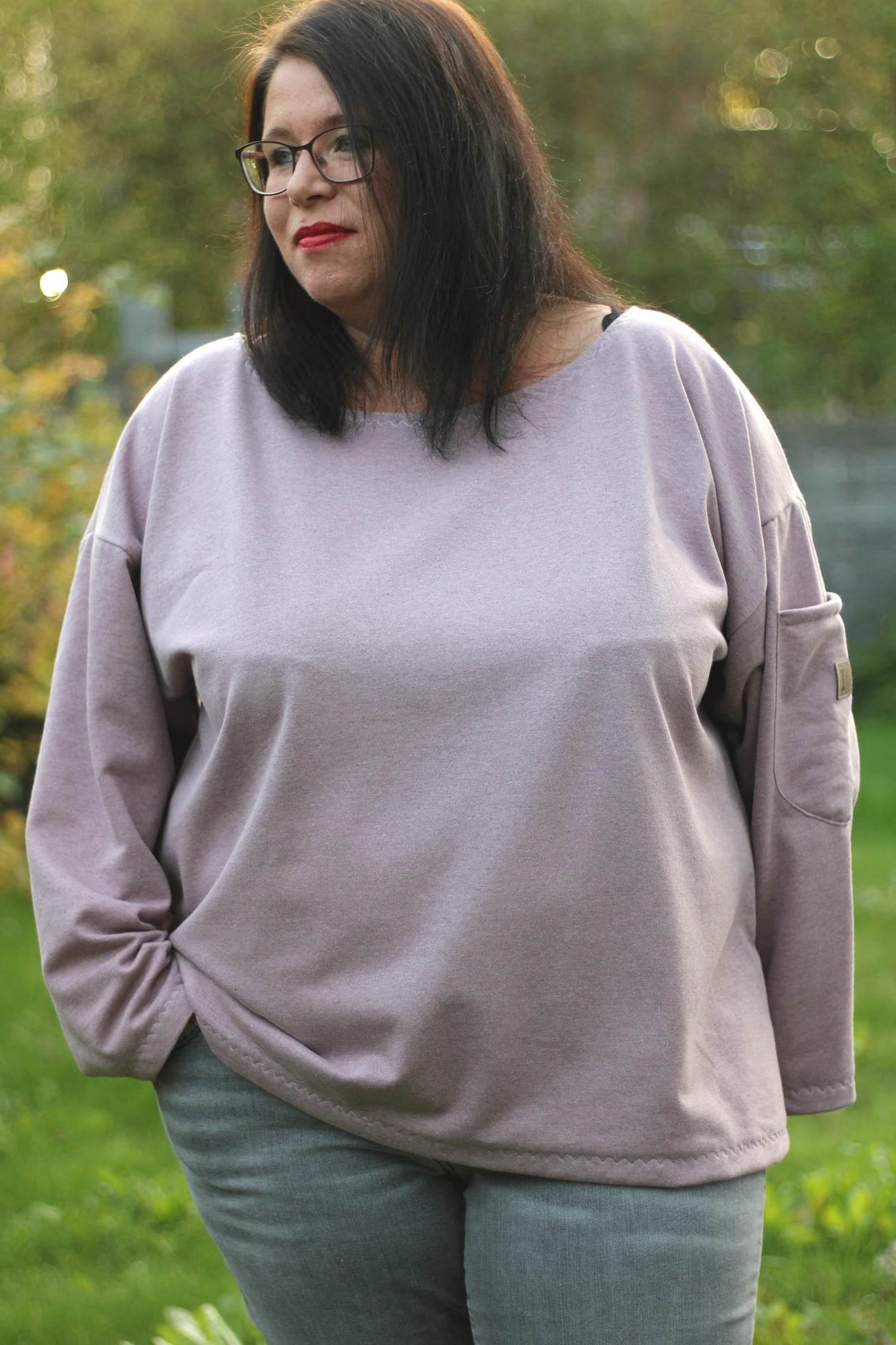 Schnittmuster oversize Sweater ACEDIA II (32-56) : - Sewando