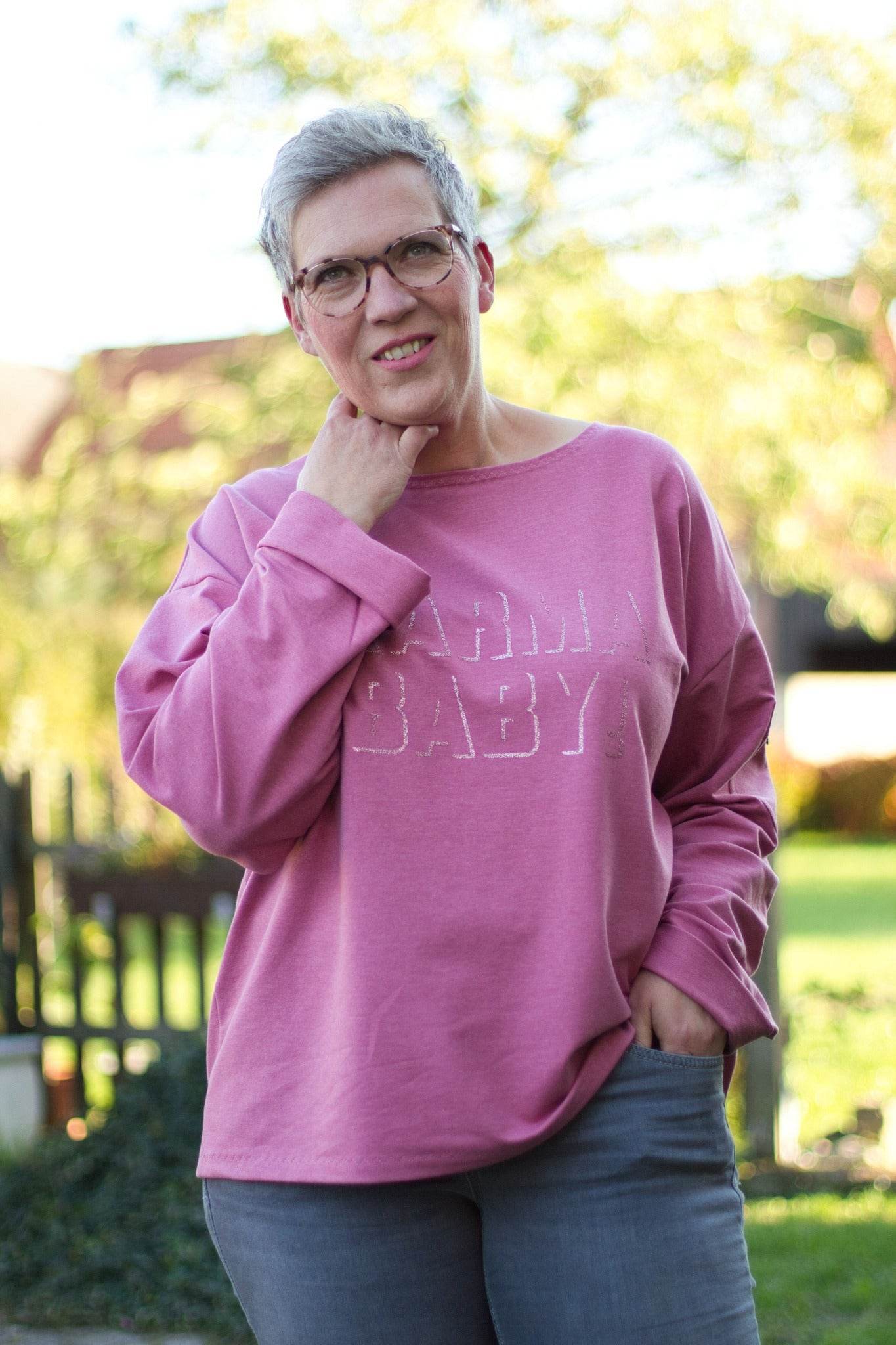 Schnittmuster oversize Sweater ACEDIA II (32-56) : - Sewando
