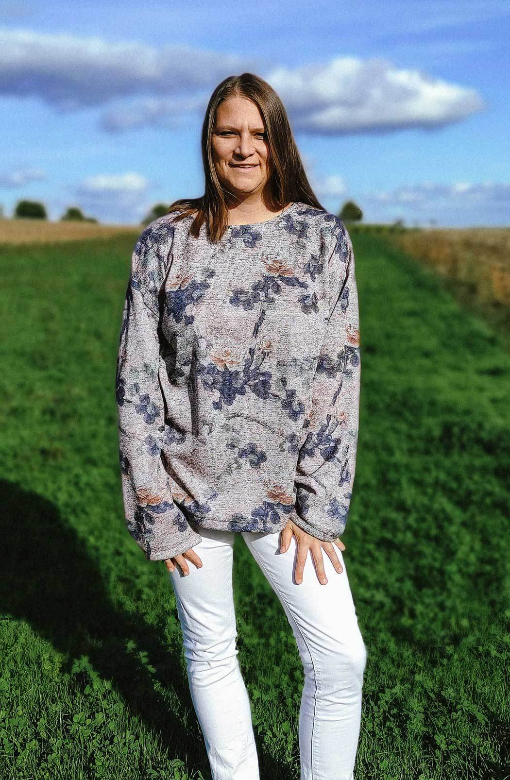 Schnittmuster oversize Sweater ACEDIA II (32-56) : - Sewando