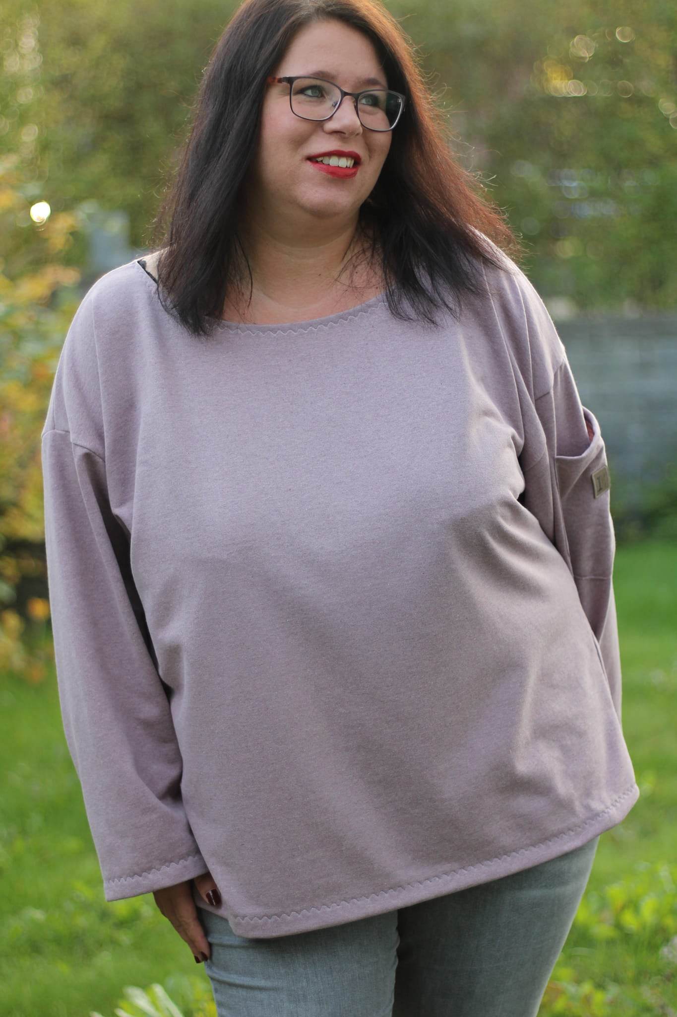 Schnittmuster oversize Sweater ACEDIA II (32-56) : - Sewando