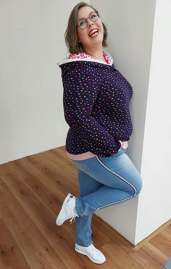 Schnittmuster Pullover mit Kapuzenkragen ACEROLA (34-58) : - Sewando