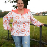 Schnittmuster Pullover mit Kapuzenkragen ACEROLA (34-58) : - Sewando