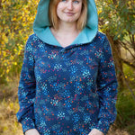 Schnittmuster Pullover mit Kapuzenkragen ACEROLA (34-58) : - Sewando