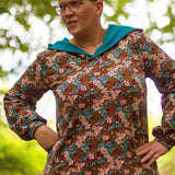 Schnittmuster Pullover mit Kapuzenkragen ACEROLA (34-58) : - Sewando