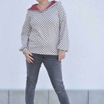 Schnittmuster Pullover mit Kapuzenkragen ACEROLA (34-58) : - Sewando
