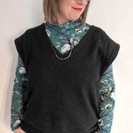 Schnittmuster Oversize Pullunder, Weste BRUNA (34-60) : - Sewando