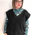 Schnittmuster Oversize Pullunder, Weste BRUNA (34-60) : - Sewando