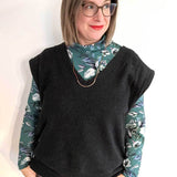 Schnittmuster Oversize Pullunder, Weste BRUNA (34-60) : - Sewando