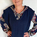 Schnittmuster Oversize Pullunder, Weste BRUNA (34-60) : - Sewando