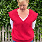 Schnittmuster Oversize Pullunder, Weste BRUNA (34-60) : - Sewando