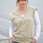 Schnittmuster Oversize Pullunder, Weste BRUNA (34-60) : - Sewando