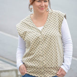 Schnittmuster Oversize Pullunder, Weste BRUNA (34-60) : - Sewando