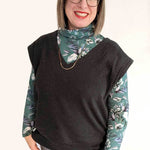Schnittmuster Oversize Pullunder, Weste BRUNA (34-60) : - Sewando