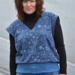 Schnittmuster Oversize Pullunder, Weste BRUNA (34-60) : - Sewando