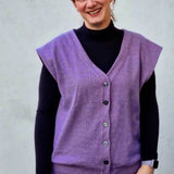 Schnittmuster Oversize Pullunder, Weste BRUNA (34-60) : - Sewando