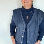 Schnittmuster Oversize Pullunder, Weste BRUNA (34-60) : - Sewando