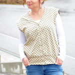 Schnittmuster Oversize Pullunder, Weste BRUNA (34-60) : - Sewando