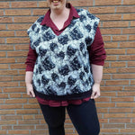 Schnittmuster Oversize Pullunder, Weste BRUNA (34-60) : - Sewando