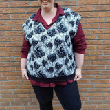 Schnittmuster Oversize Pullunder, Weste BRUNA (34-60) : - Sewando