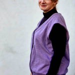 Schnittmuster Oversize Pullunder, Weste BRUNA (34-60) : - Sewando