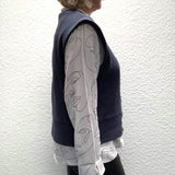 Schnittmuster Oversize Pullunder, Weste BRUNA (34-60) : - Sewando