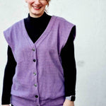 Schnittmuster Oversize Pullunder, Weste BRUNA (34-60) : - Sewando