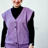 Schnittmuster Oversize Pullunder, Weste BRUNA (34-60) : - Sewando