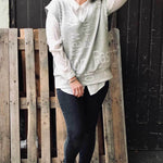 Schnittmuster Oversize Pullunder, Weste BRUNA (34-60) : - Sewando