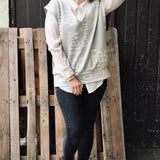 Schnittmuster Oversize Pullunder, Weste BRUNA (34-60) : - Sewando