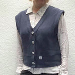 Schnittmuster Oversize Pullunder, Weste BRUNA (34-60) : - Sewando