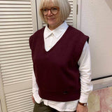 Schnittmuster Oversize Pullunder, Weste BRUNA (34-60) : - Sewando