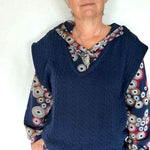 Schnittmuster Oversize Pullunder, Weste BRUNA (34-60) : - Sewando